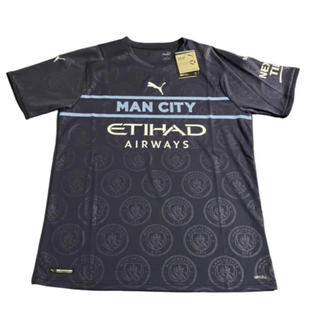 Puma Man City Third Replica Men's Jersey 21/22 75921903 Size L New